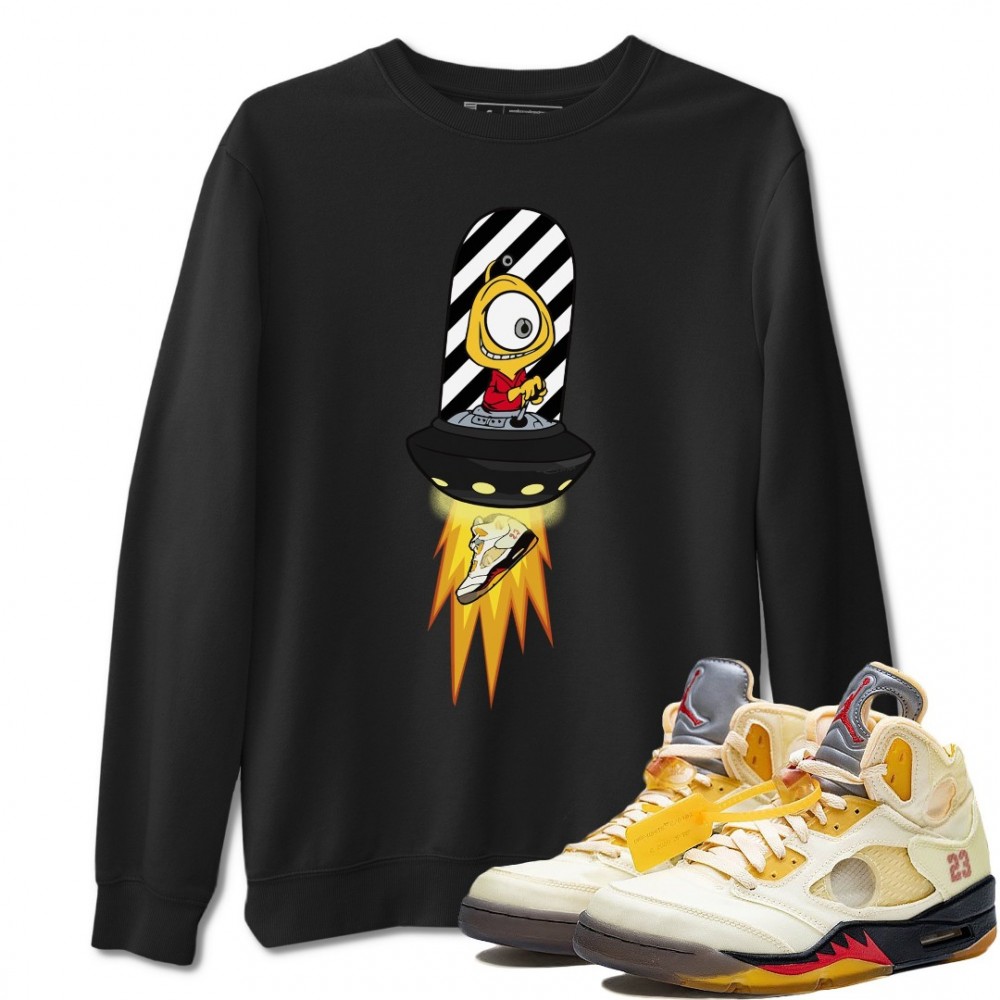 ALIEN SWEATSHIRT - AIR JORDAN 5 X OFF-WHITE SAIL