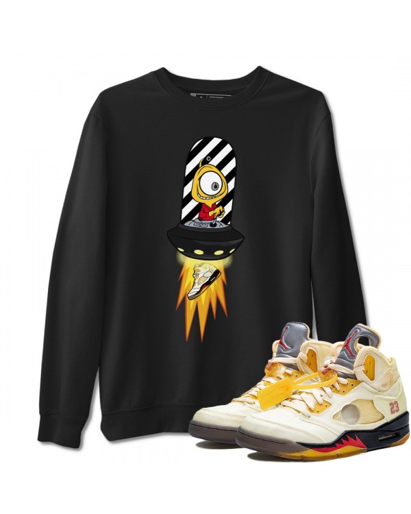 ALIEN SWEATSHIRT - AIR JORDAN 5 X OFF-WHITE SAIL