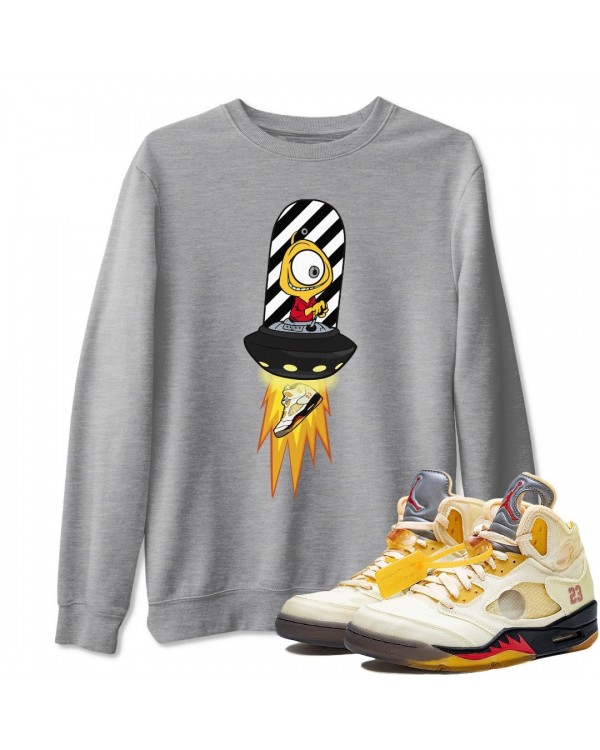 ALIEN SWEATSHIRT - AIR JORDAN 5 X OFF-WHITE SAIL