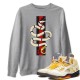 SNAKE SWEATSHIRT - AIR JORDAN 5 X OFF-WHITE SAIL