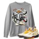 TOASTER MONSTER SWEATSHIRT - AIR JORDAN 5 X OFF-WHITE SAIL