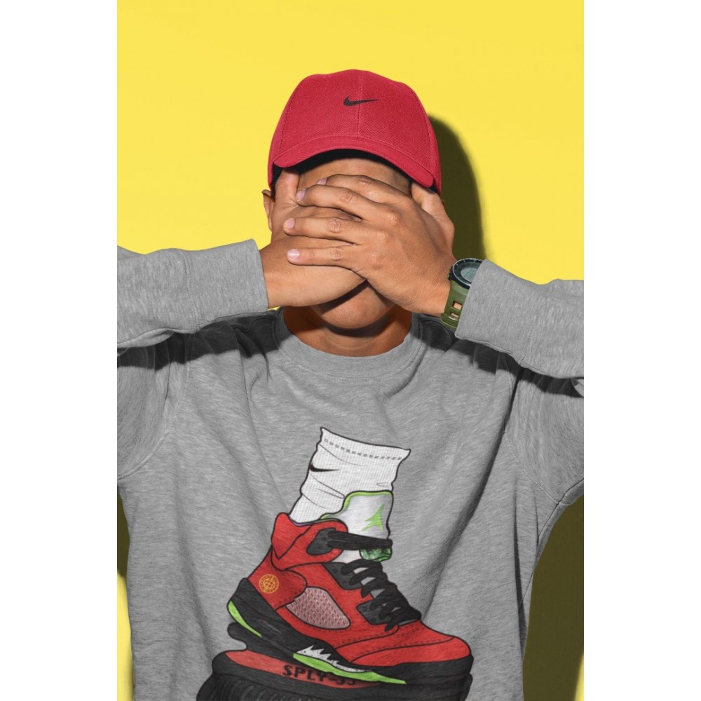 JORDAN GANG SWEATSHIRT - AIR JORDAN 5 WHAT THE