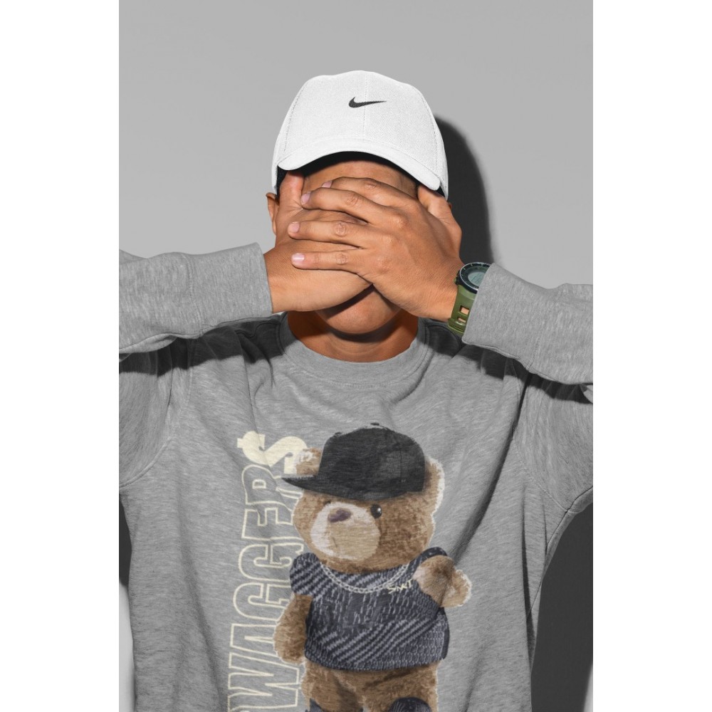 BEAR SWAGGERS SWEATSHIRT - YEEZY 350 V2 CARBON ASRIEL