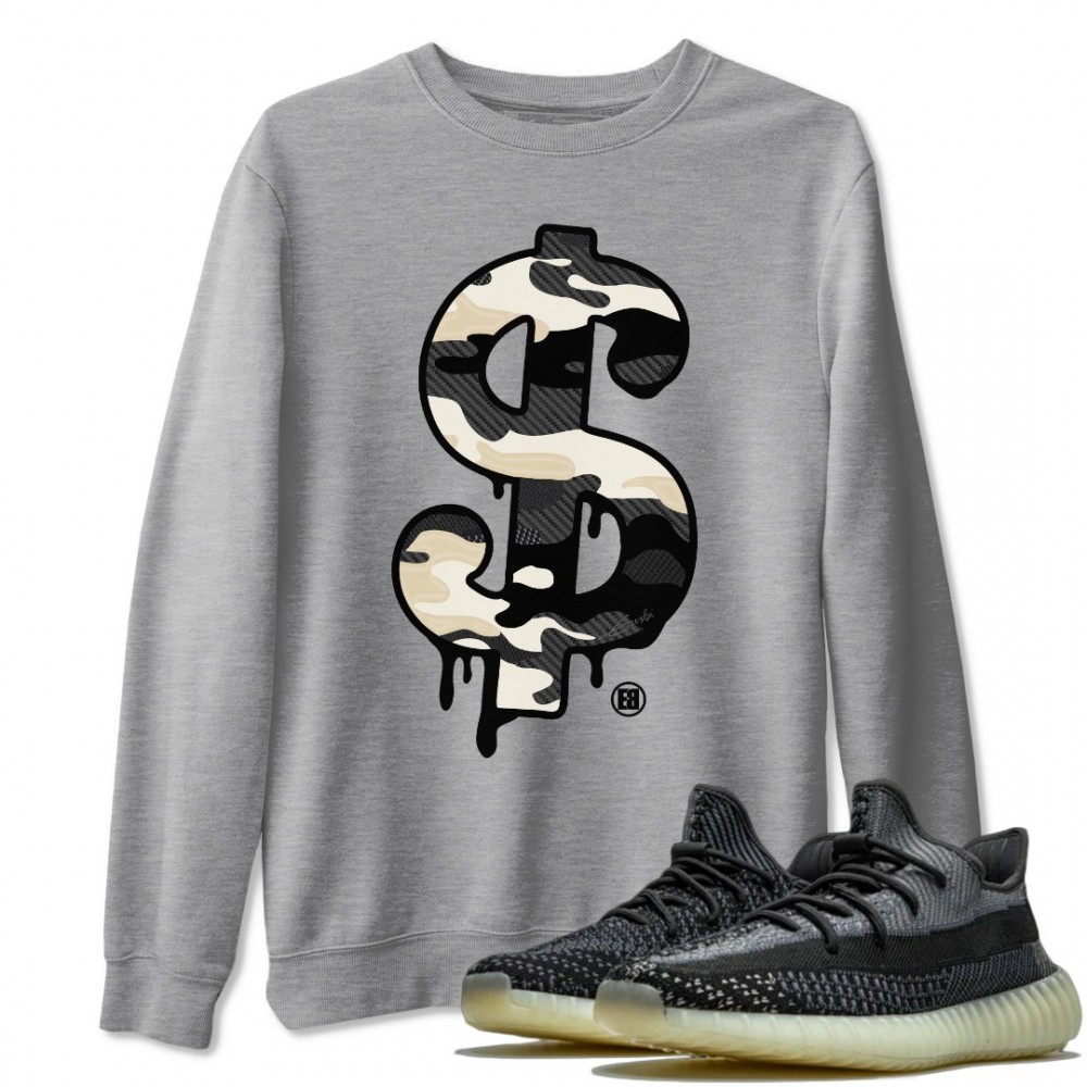 DOLLAR CAMO SWEATSHIRT - YEEZY 350 V2 CARBON ASRIEL