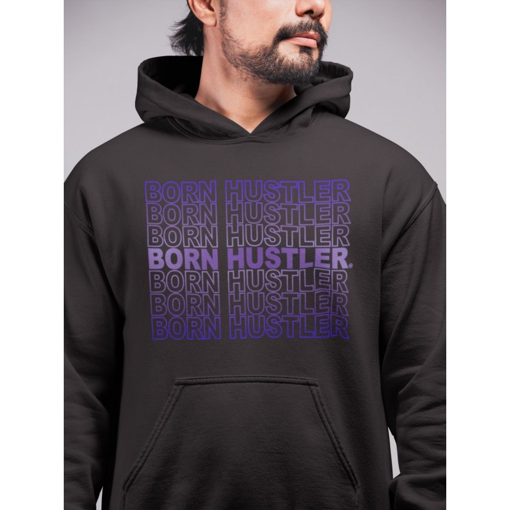 BORN HUSTLER HOODIE - AIR JORDAN 12 DARK CONCORD