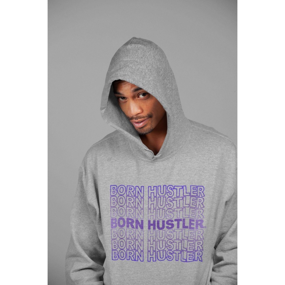 BORN HUSTLER HOODIE - AIR JORDAN 12 DARK CONCORD