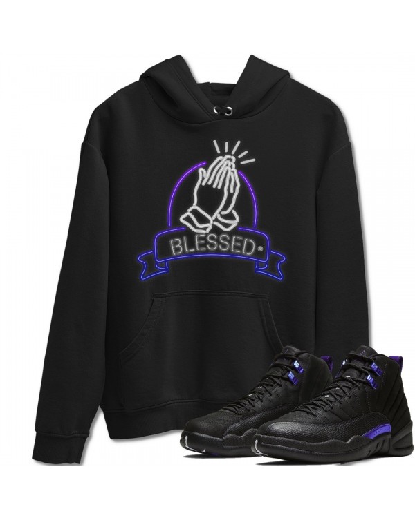 BLESSED HOODIE - AIR JORDAN 12 DARK CONCORD