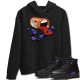 SNEAKER ADDICTION HOODIE - AIR JORDAN 12 DARK CONCORD