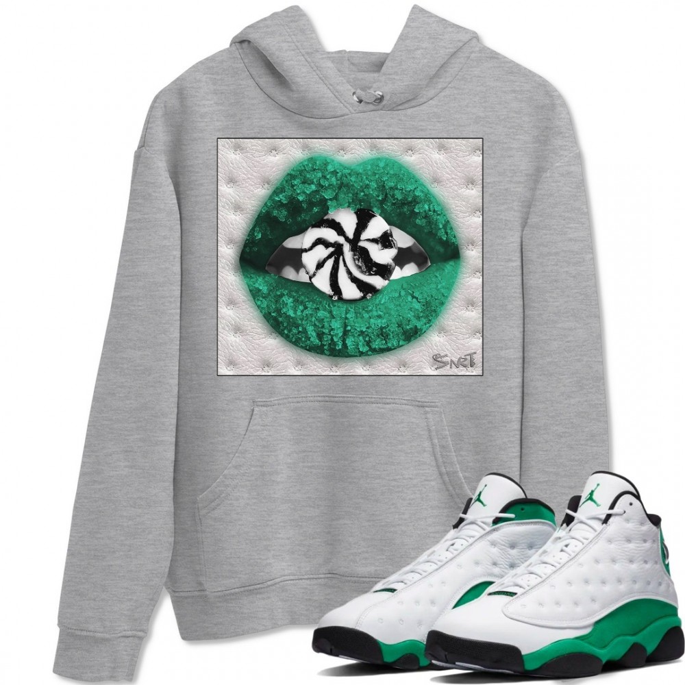 LIPS CANDY HOODIE - AIR JORDAN 13 LUCKY GREEN