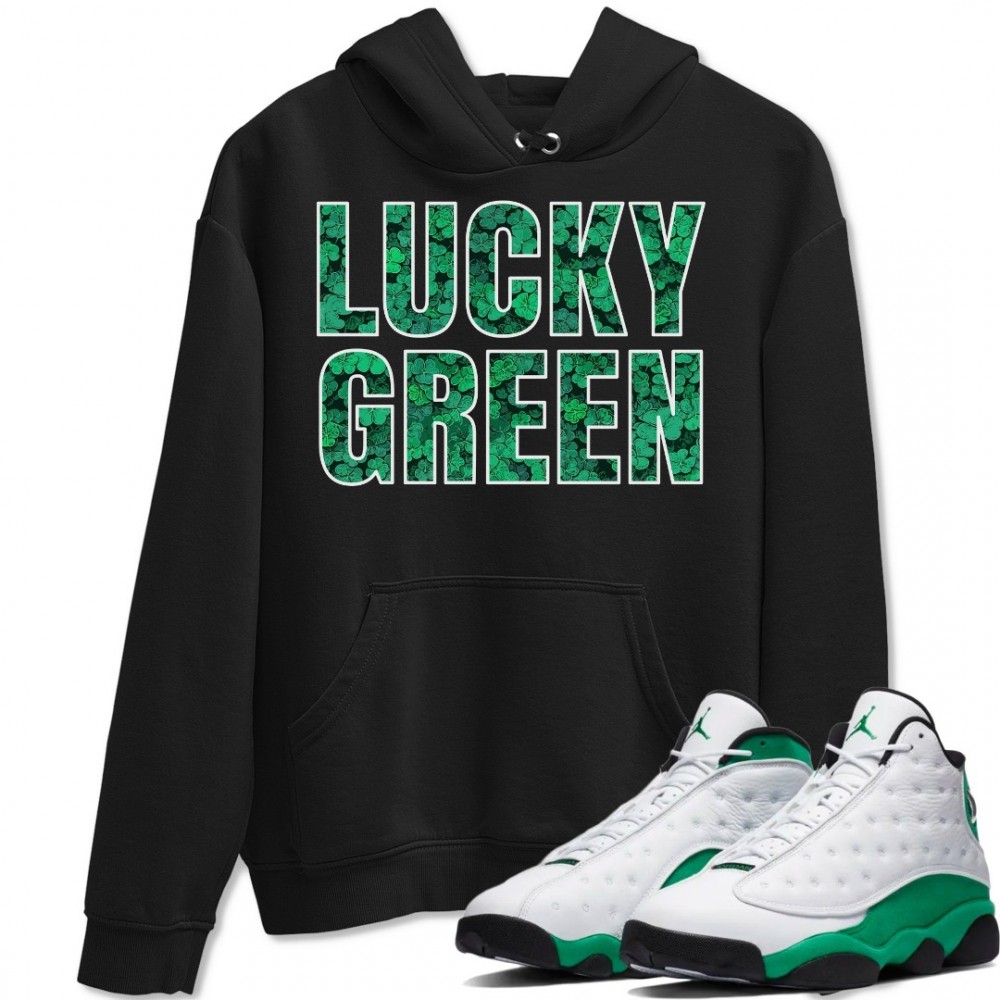 LUCKY GREEN HOODIE - AIR JORDAN 13 LUCKY GREEN