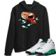 SNEAKER ADDICTION HOODIE - AIR JORDAN 13 LUCKY GREEN