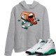 SNEAKER ADDICTION HOODIE - AIR JORDAN 13 LUCKY GREEN