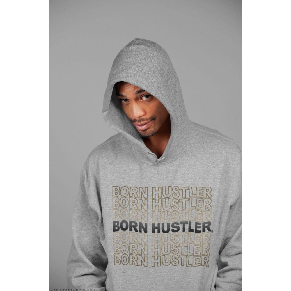 BORN HUSTLER HOODIE - AIR JORDAN 1 DARK MOCHA