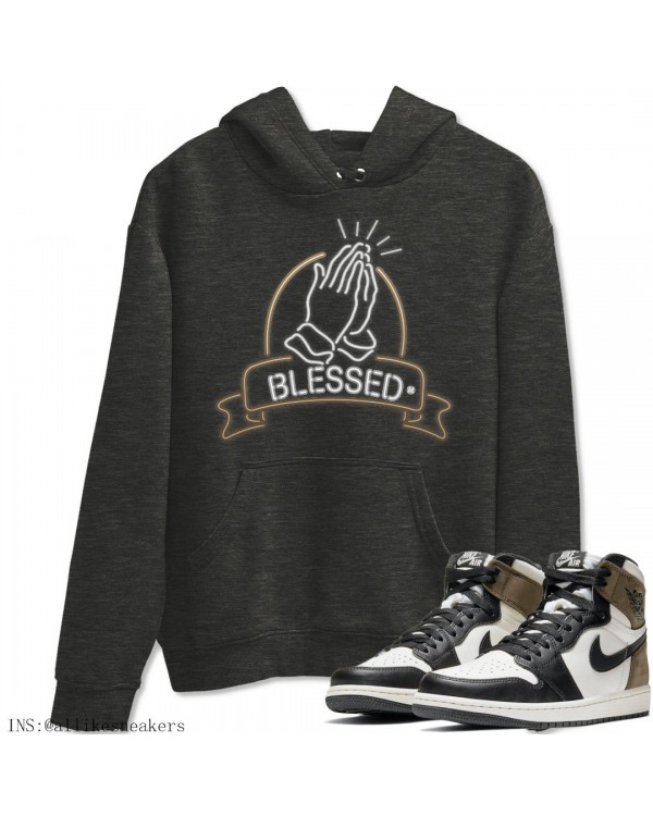 BLESSED HOODIE - AIR JORDAN 1 DARK MOCHA