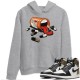 SNEAKER ADDICTION HOODIE - AIR JORDAN 1 DARK MOCHA