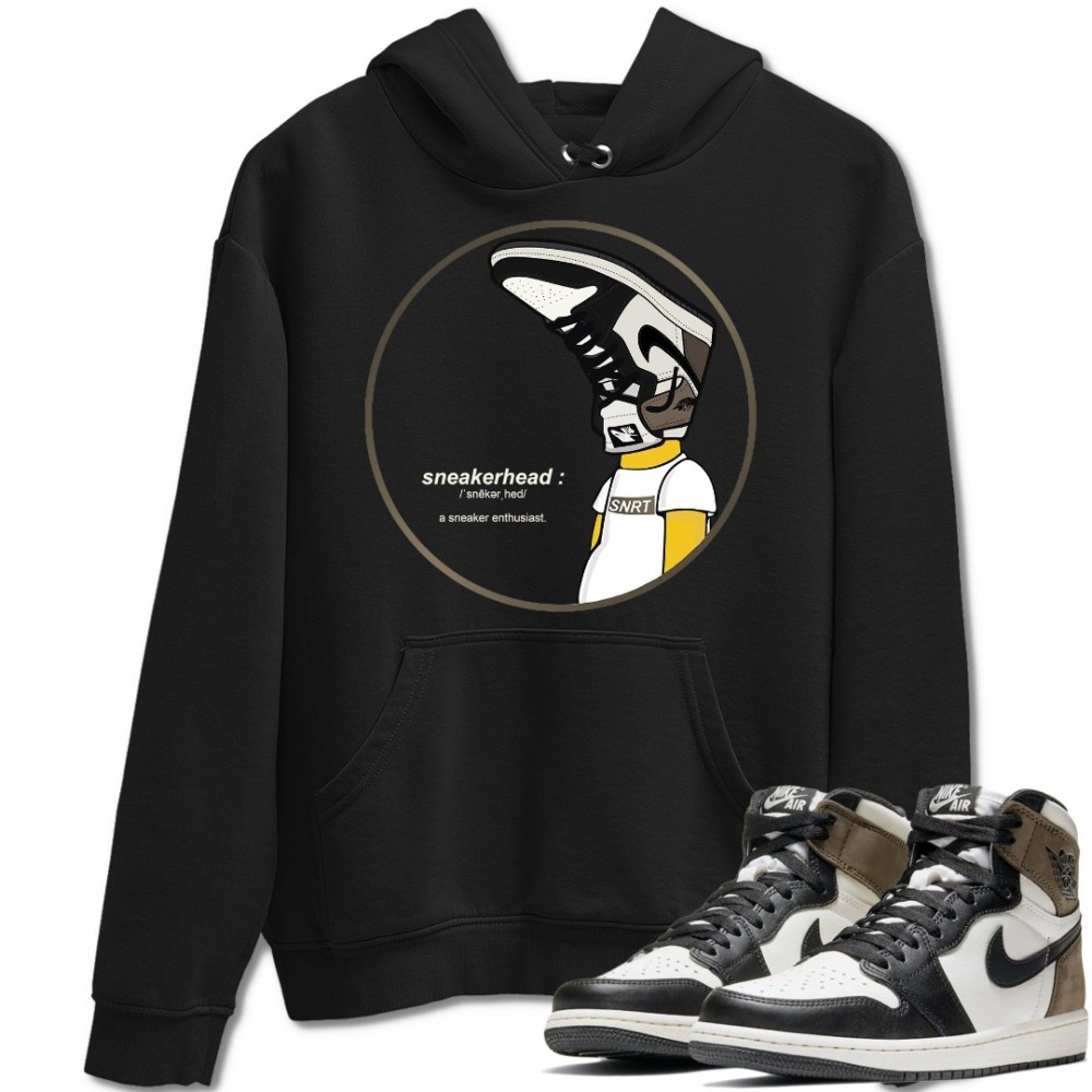 SNEAKERHEAD HOODIE - AIR JORDAN 1 DARK MOCHA