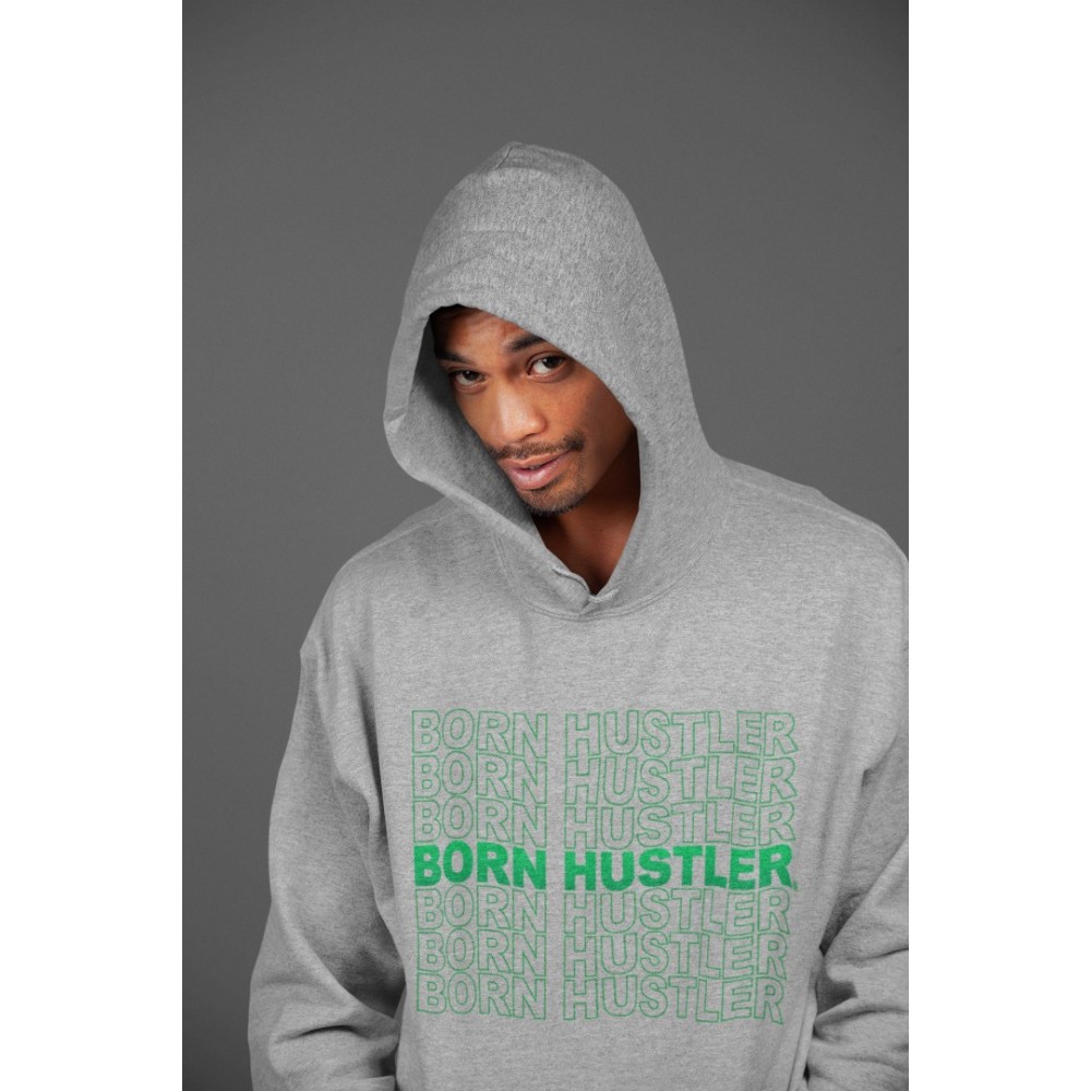 BORN HUSTLER HOODIE - AIR JORDAN 1 LUCKY GREEN