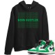 BORN HUSTLER HOODIE - AIR JORDAN 1 LUCKY GREEN