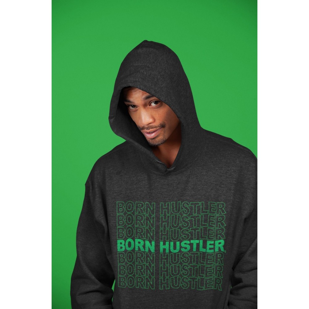 BORN HUSTLER HOODIE - AIR JORDAN 1 LUCKY GREEN