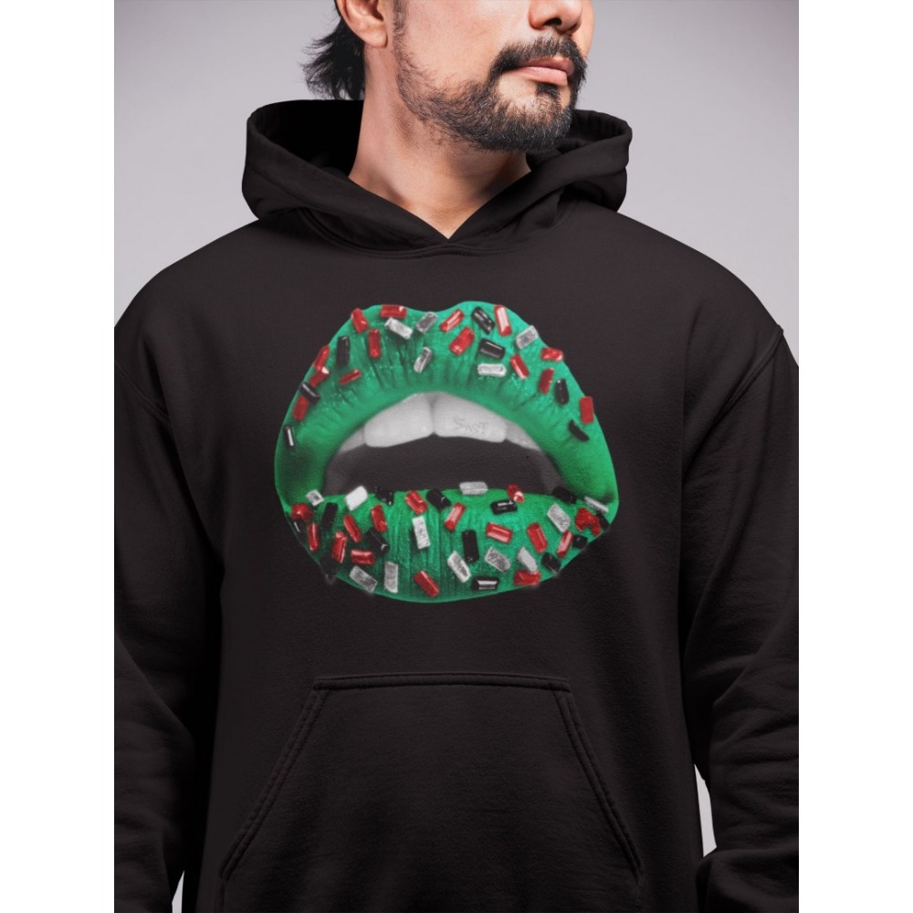 LIPS JEWEL HOODIE - AIR JORDAN 1 LUCKY GREEN