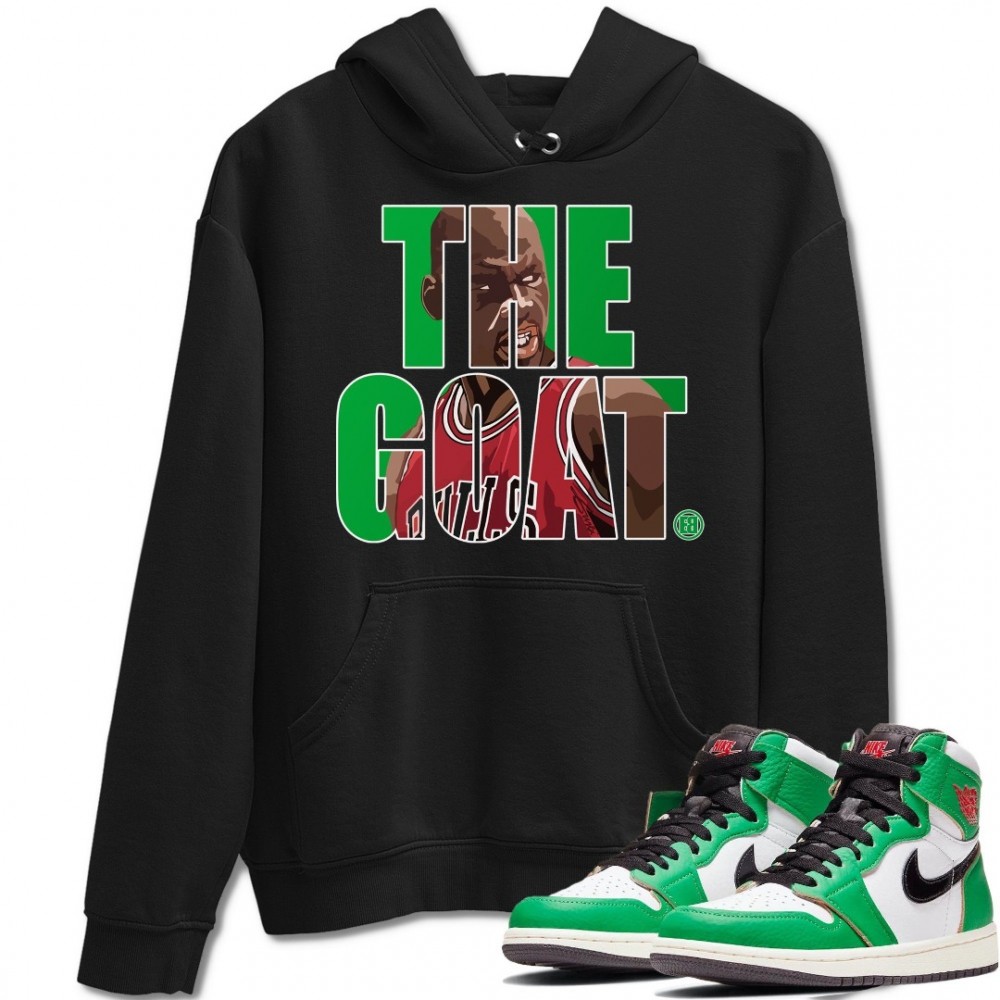 THE GOAT HOODIE - AIR JORDAN 1 LUCKY GREEN