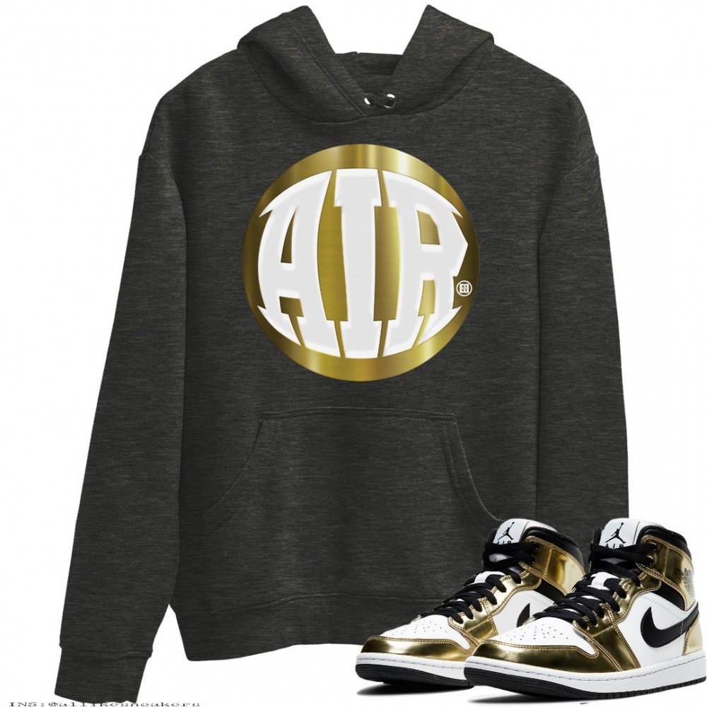 AIR HOODIE - AIR JORDAN 1 METALLIC GOLD