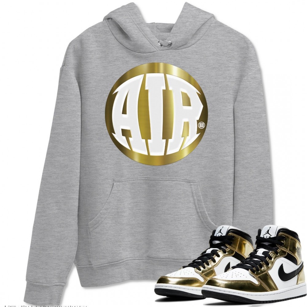 AIR HOODIE - AIR JORDAN 1 METALLIC GOLD