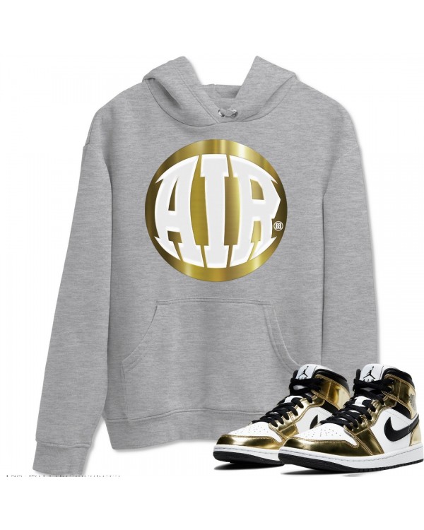 AIR HOODIE - AIR JORDAN 1 METALLIC GOLD