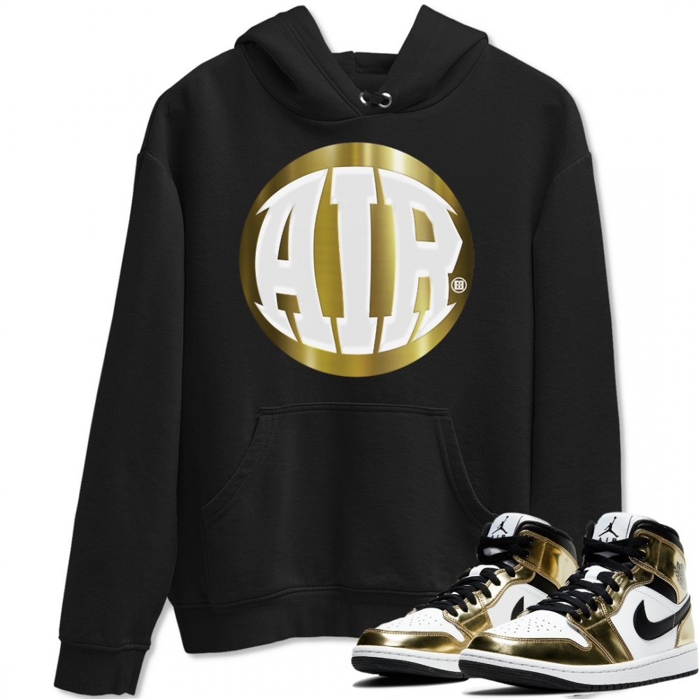 AIR HOODIE - AIR JORDAN 1 METALLIC GOLD