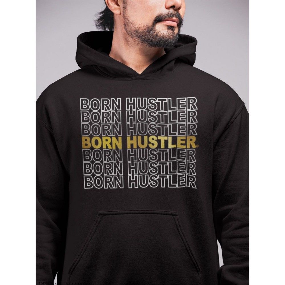 BORN HUSTLER HOODIE - AIR JORDAN 1 METALLIC GOLD