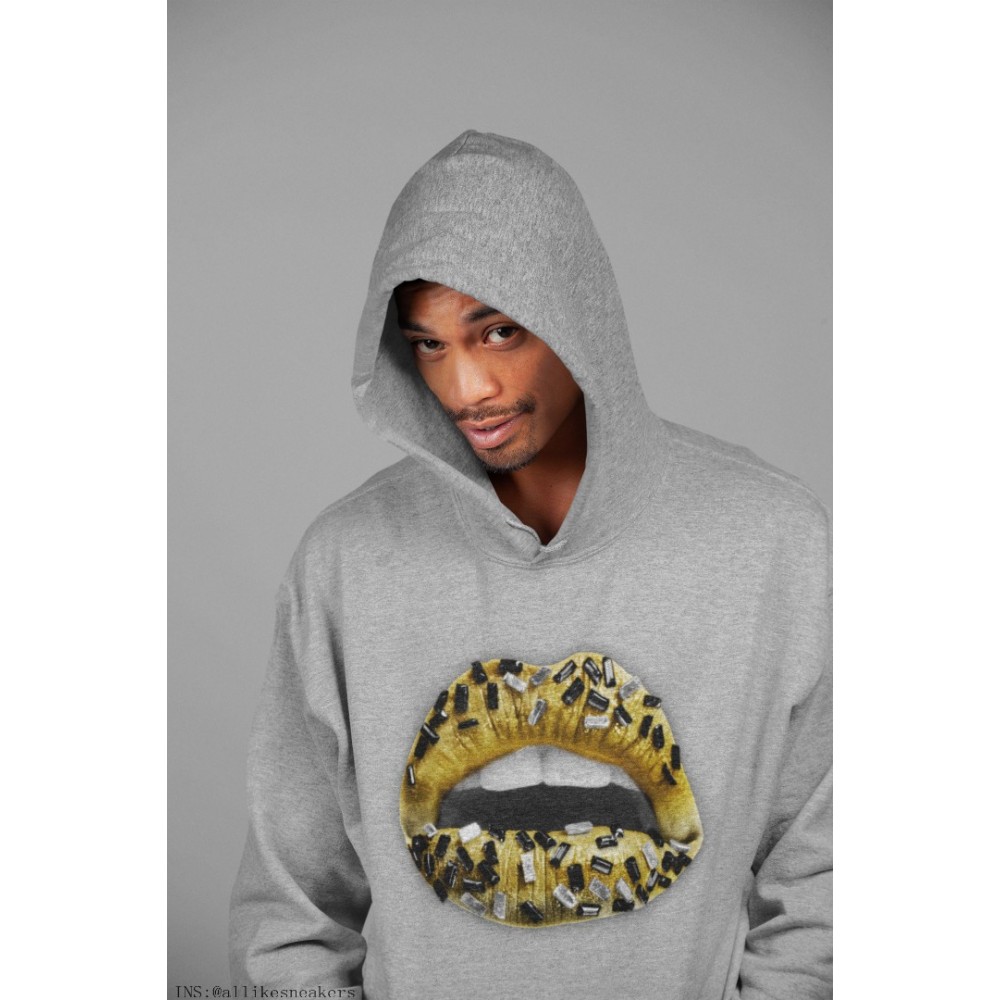 LIPS JEWEL HOODIE - AIR JORDAN 1 METALLIC GOLD