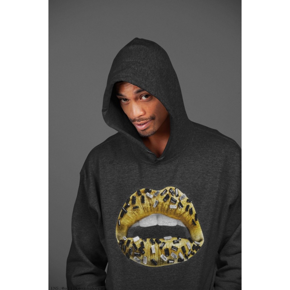 LIPS JEWEL HOODIE - AIR JORDAN 1 METALLIC GOLD