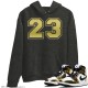 NUMBER 23 HOODIE - AIR JORDAN 1 METALLIC GOLD