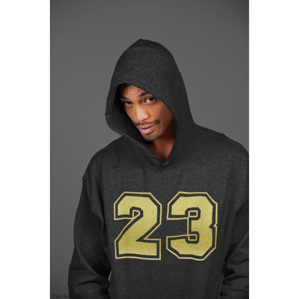 NUMBER 23 HOODIE - AIR JORDAN 1 METALLIC GOLD