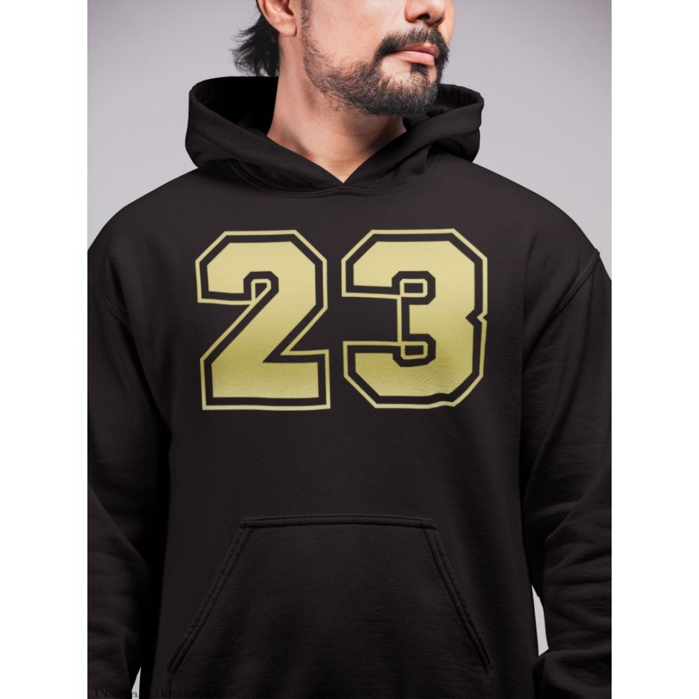 NUMBER 23 HOODIE - AIR JORDAN 1 METALLIC GOLD