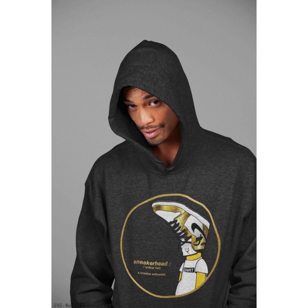 SNEAKERHEAD HOODIE - AIR JORDAN 1 METALLIC GOLD