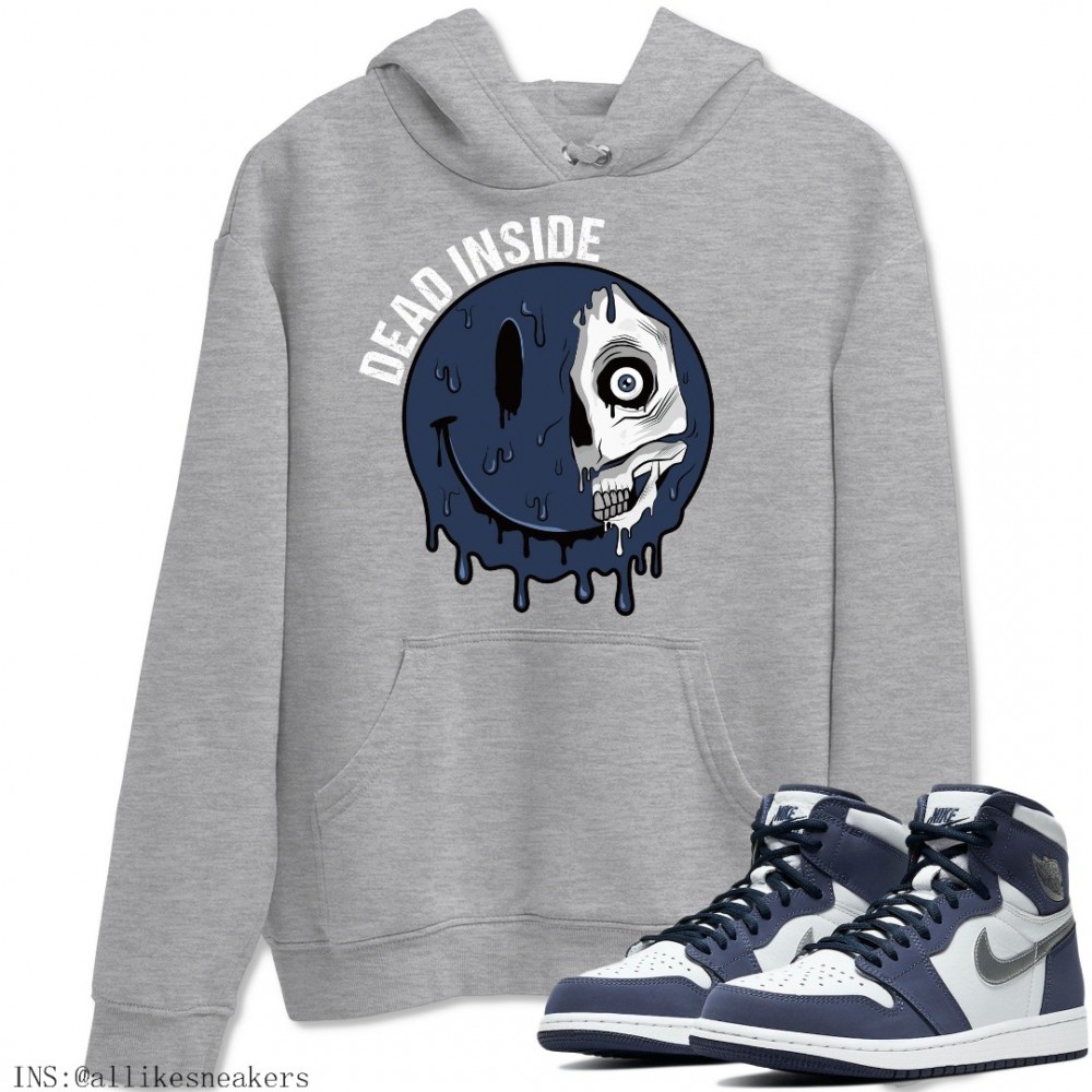 DEAD INSIDE HOODIE - AIR JORDAN 1 MIDNIGHT NAVY