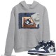 NEW KICKS HOODIE - AIR JORDAN 1 MIDNIGHT NAVY