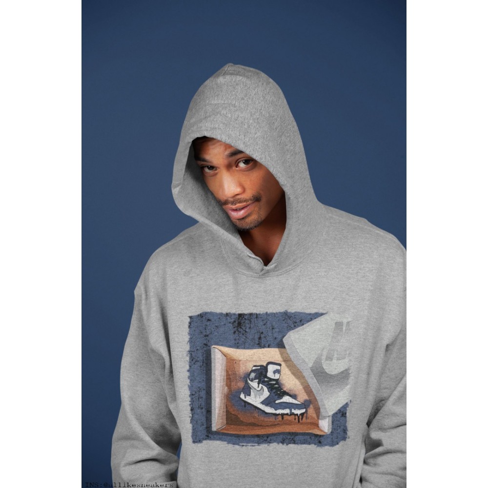 NEW KICKS HOODIE - AIR JORDAN 1 MIDNIGHT NAVY