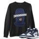 WARNING SWEATSHIRT - AIR JORDAN 1 MIDNIGHT NAVY