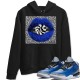 LIPS CANDY HOODIE - AIR JORDAN 3 VARSITY ROYAL