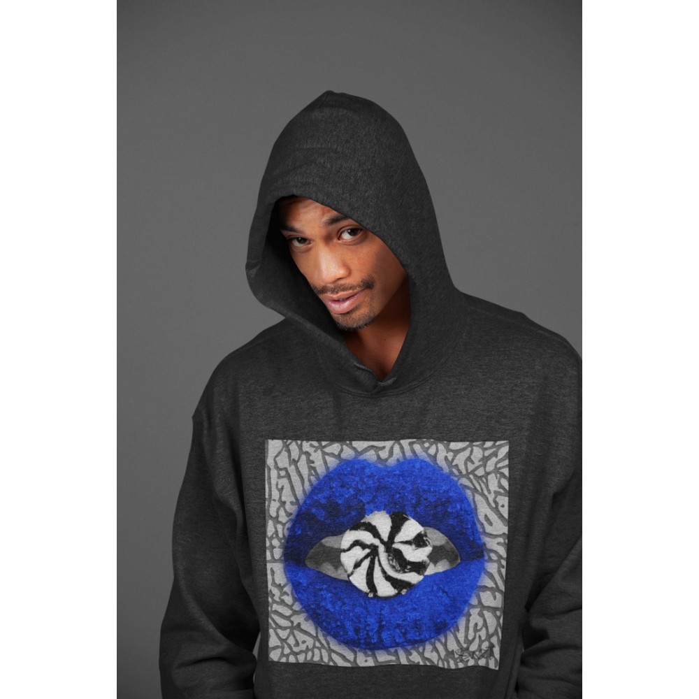 LIPS CANDY HOODIE - AIR JORDAN 3 VARSITY ROYAL