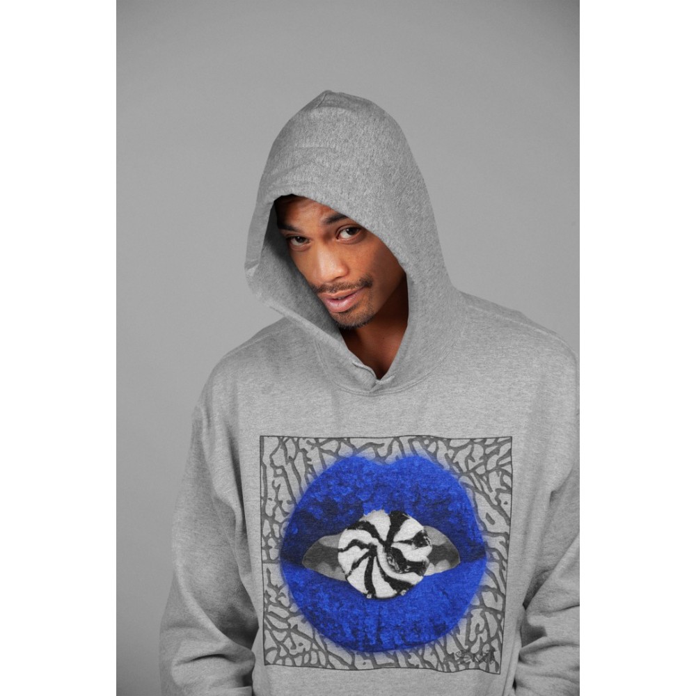 LIPS CANDY HOODIE - AIR JORDAN 3 VARSITY ROYAL