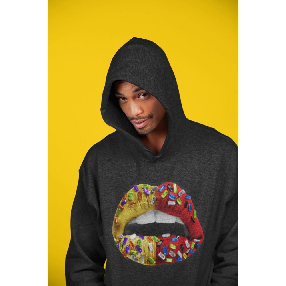 LIPS JEWEL HOODIE - AIR JORDAN 5 WHAT THE