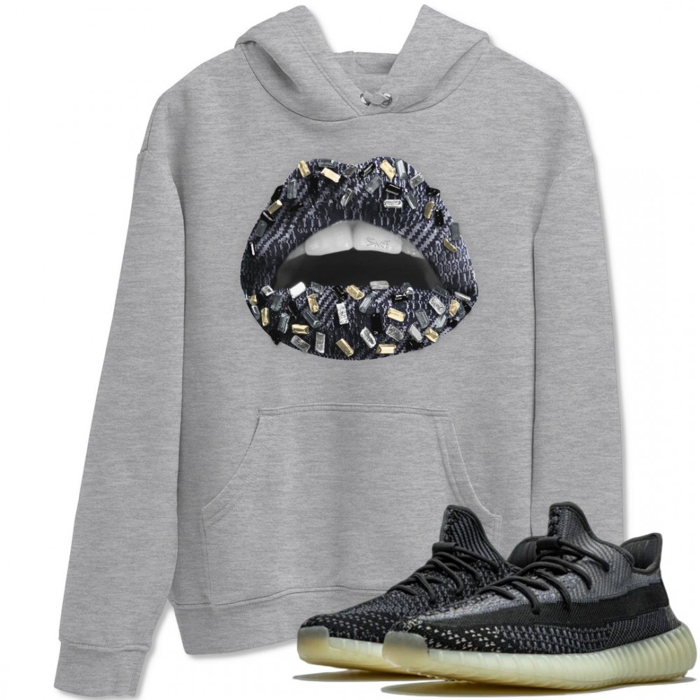 LIPS JEWEL HOODIE - YEEZY 350 V2 CARBON ASRIEL