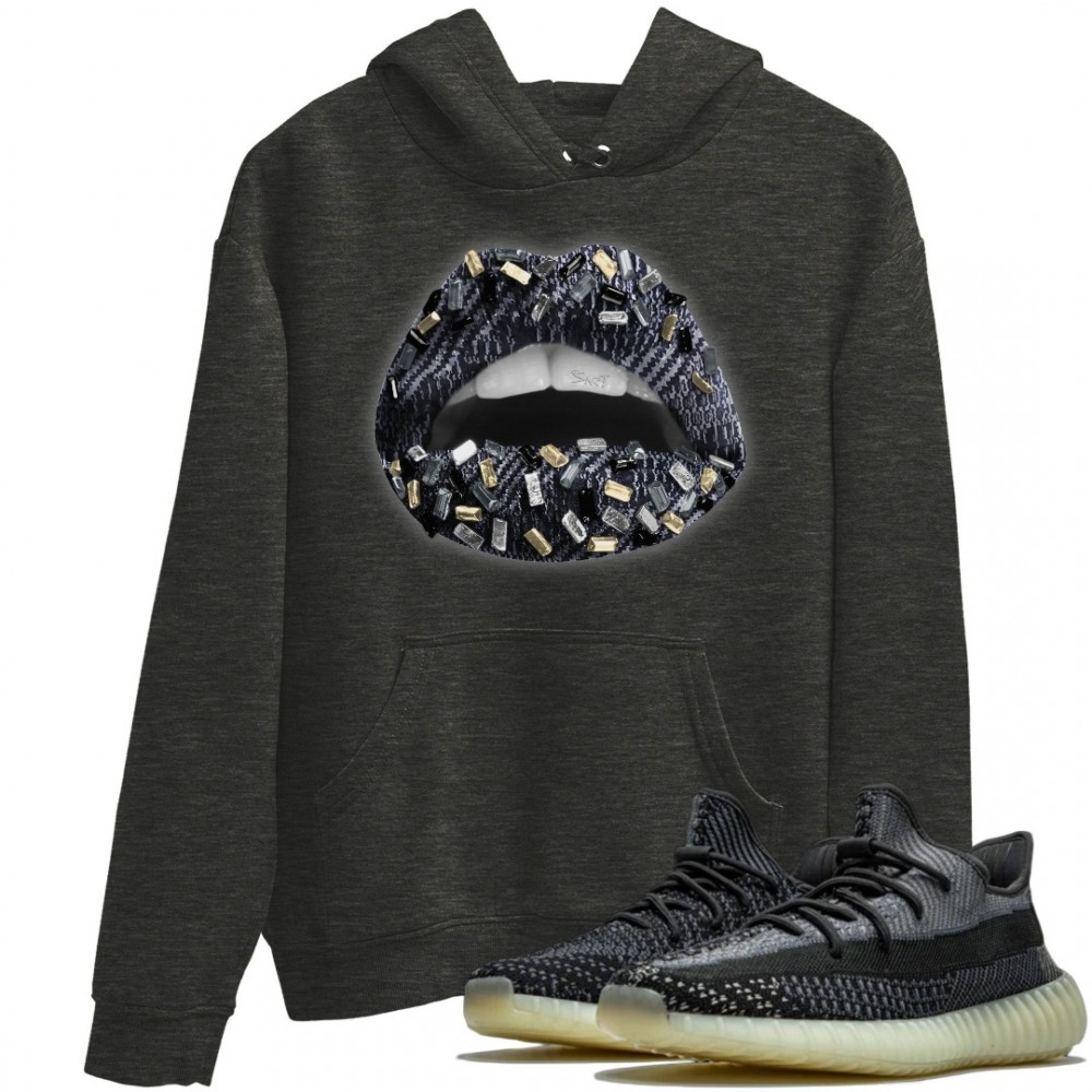 LIPS JEWEL HOODIE - YEEZY 350 V2 CARBON ASRIEL