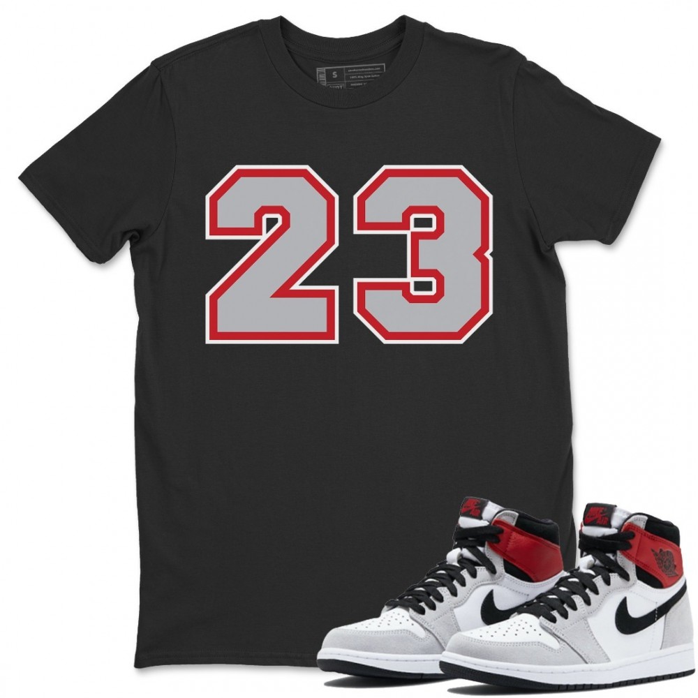 NUMBER 23 T-SHIRT - AIR JORDAN 1 SMOKE GREY