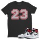 NUMBER 23 T-SHIRT - AIR JORDAN 1 SMOKE GREY