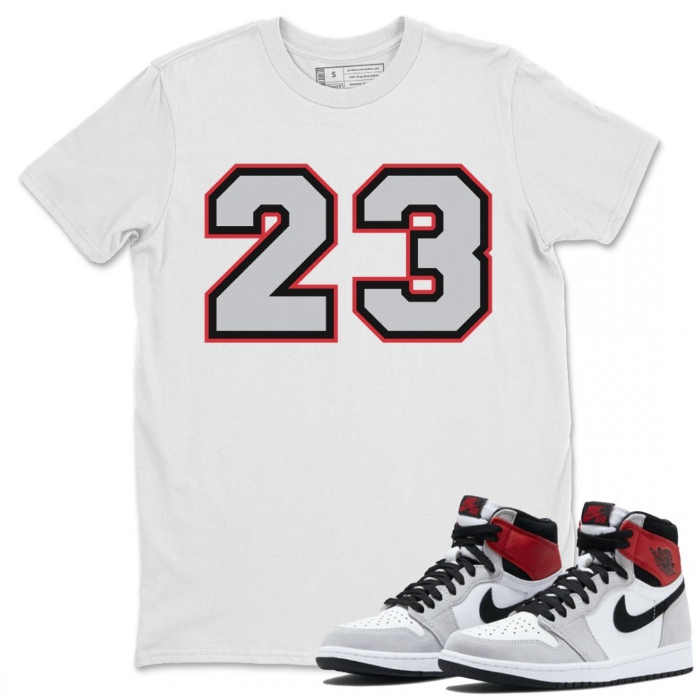 NUMBER 23 T-SHIRT - AIR JORDAN 1 SMOKE GREY