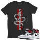 SNAKE T-SHIRT - AIR JORDAN 1 SMOKE GREY